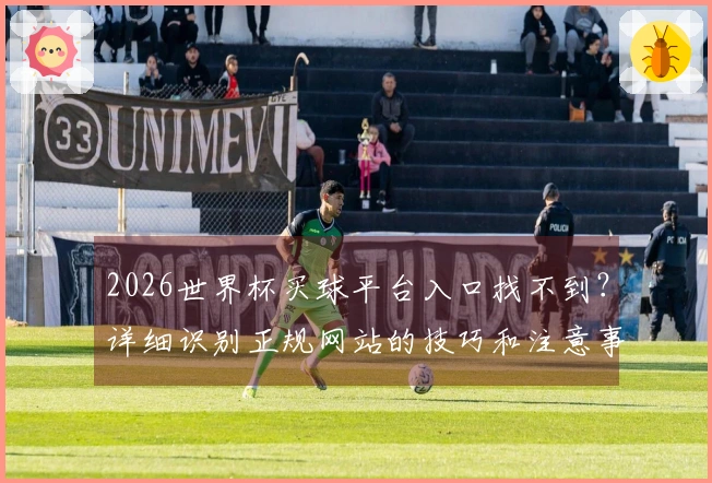 2026世界杯买球平台入口找不到？详细识别正规网站的技巧和注意事项